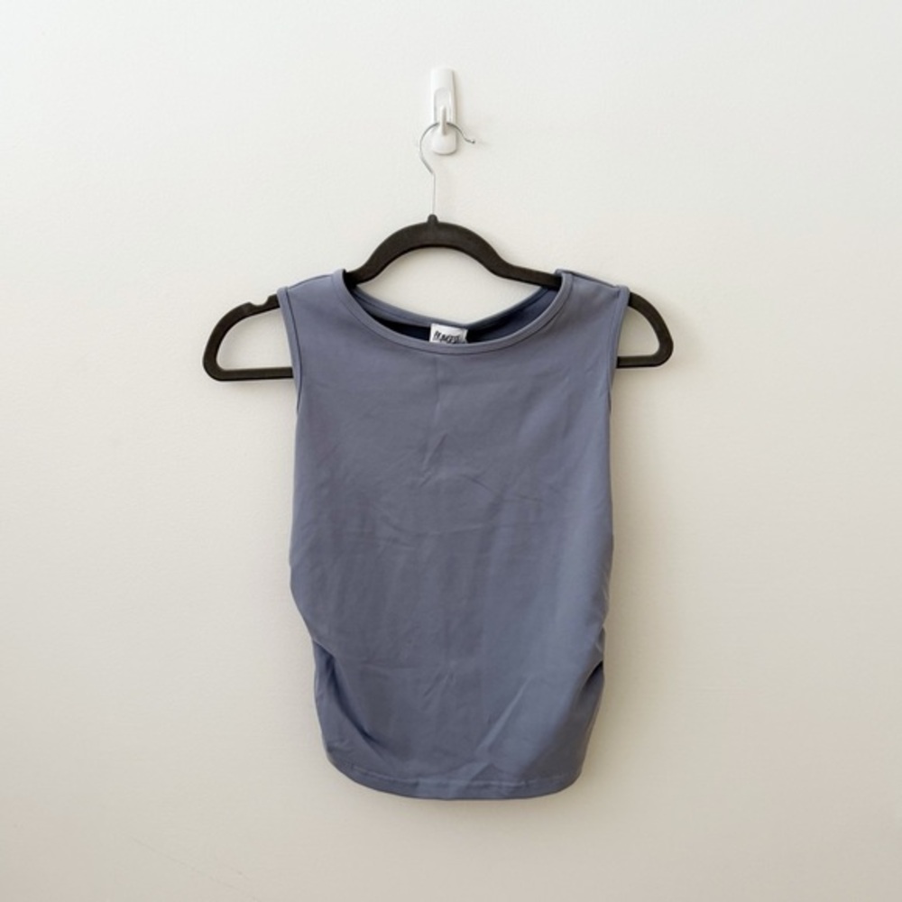 Princess Polly Blue Fitted Top